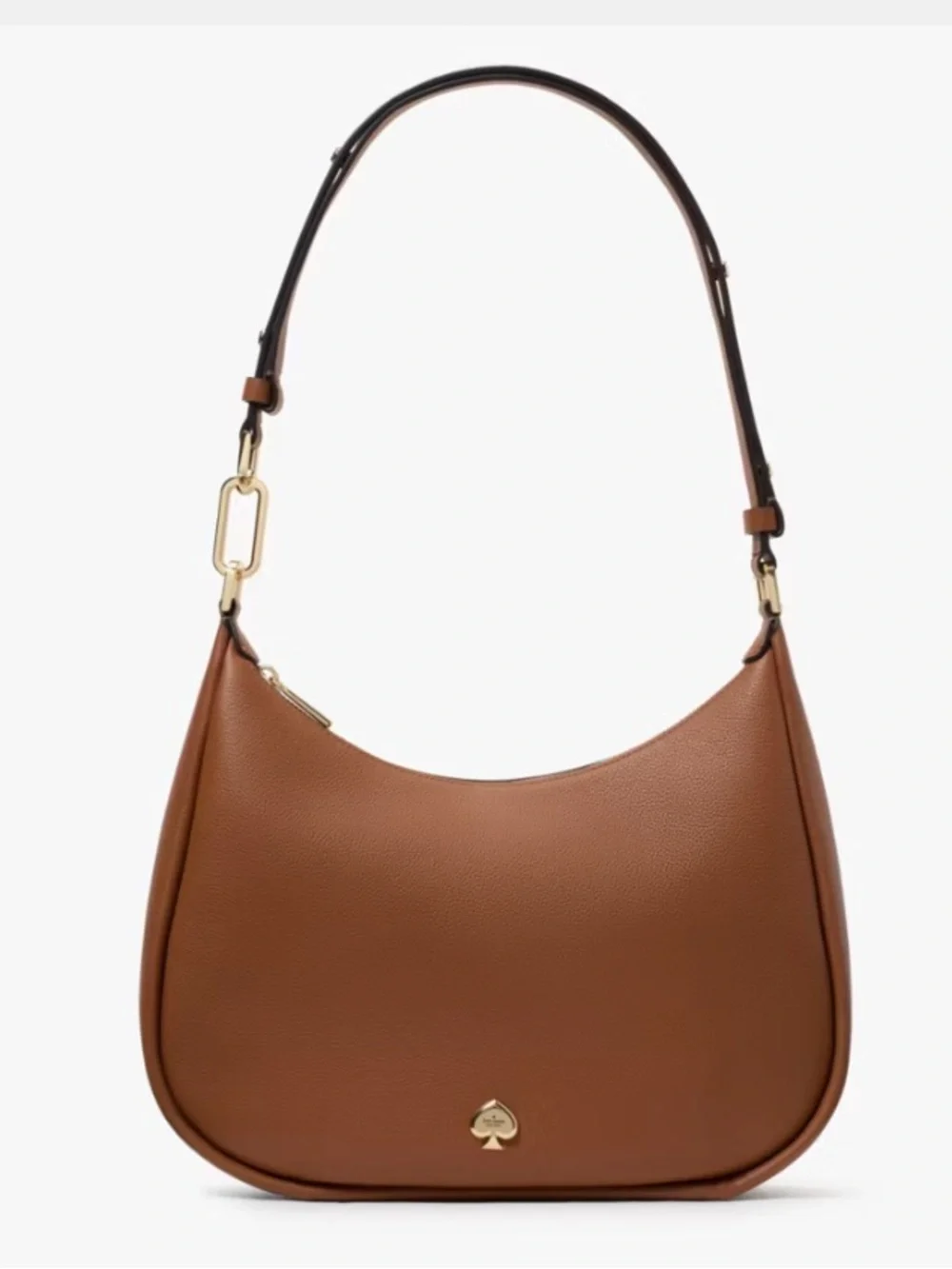 kate spade New York Brown Leather Kayla Large Shoulder Bag